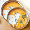 Load image into Gallery viewer, Decorative Metal Trays | Set of 2 | Free Shipping