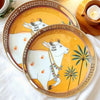 Load image into Gallery viewer, Decorative Metal Trays | Set of 2 | Free Shipping